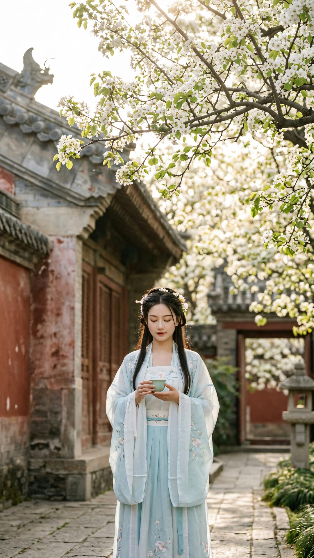 春色无高下，花枝自短长。万物各有位，何必苦思量。