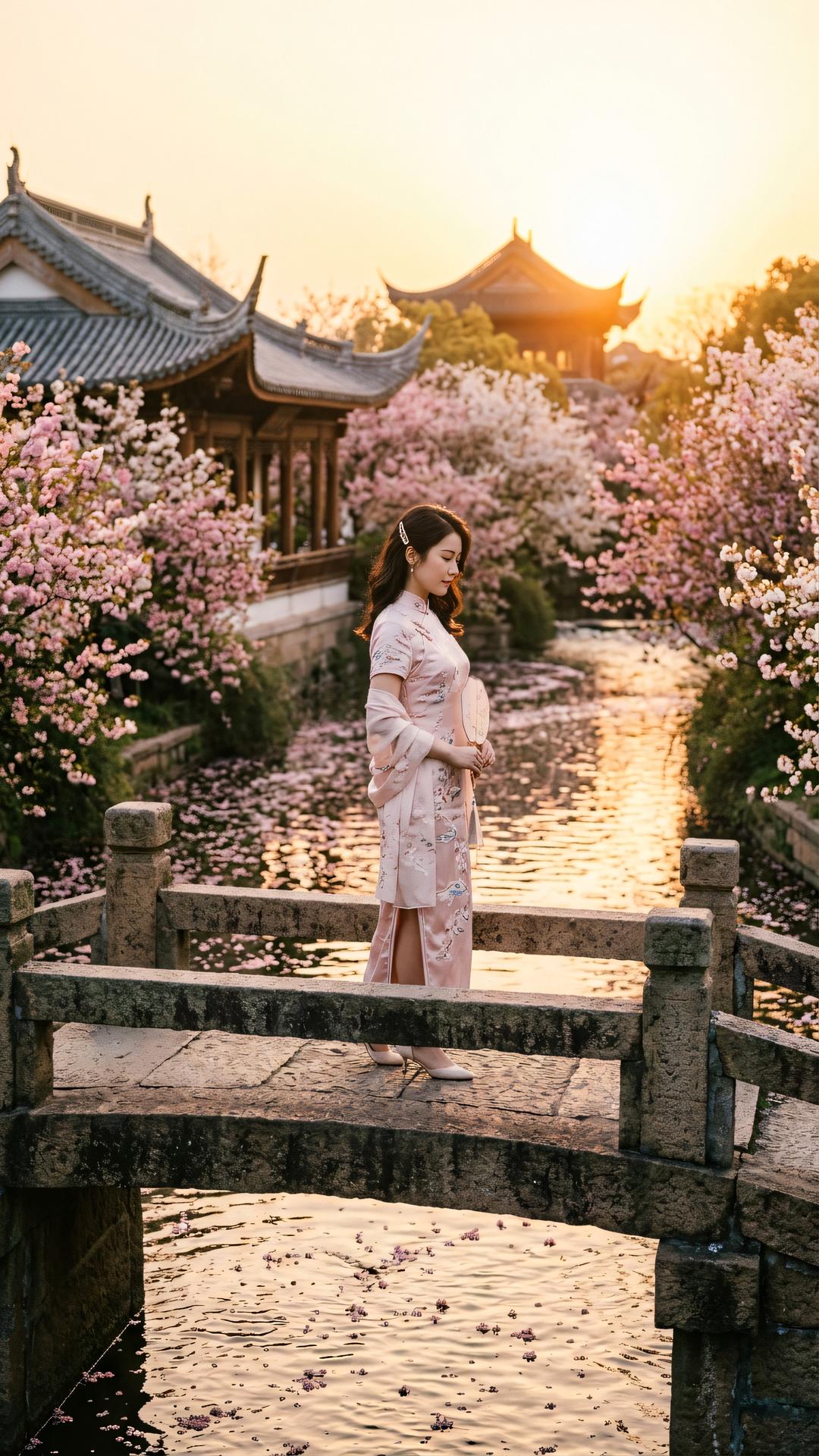 狂风卷地,花落犹香。休将利刃试虚空,且看春水映残阳。
