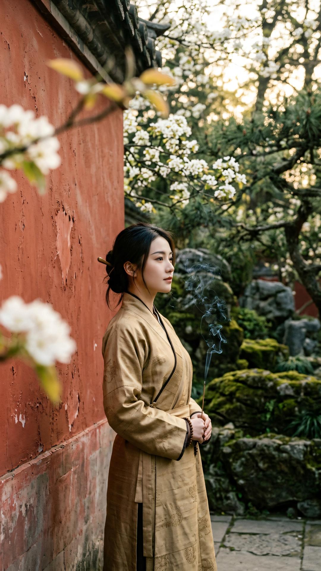 万缘纷至境交加，静守灵台自发华。任尔风云多变幻，定心一处即还家。