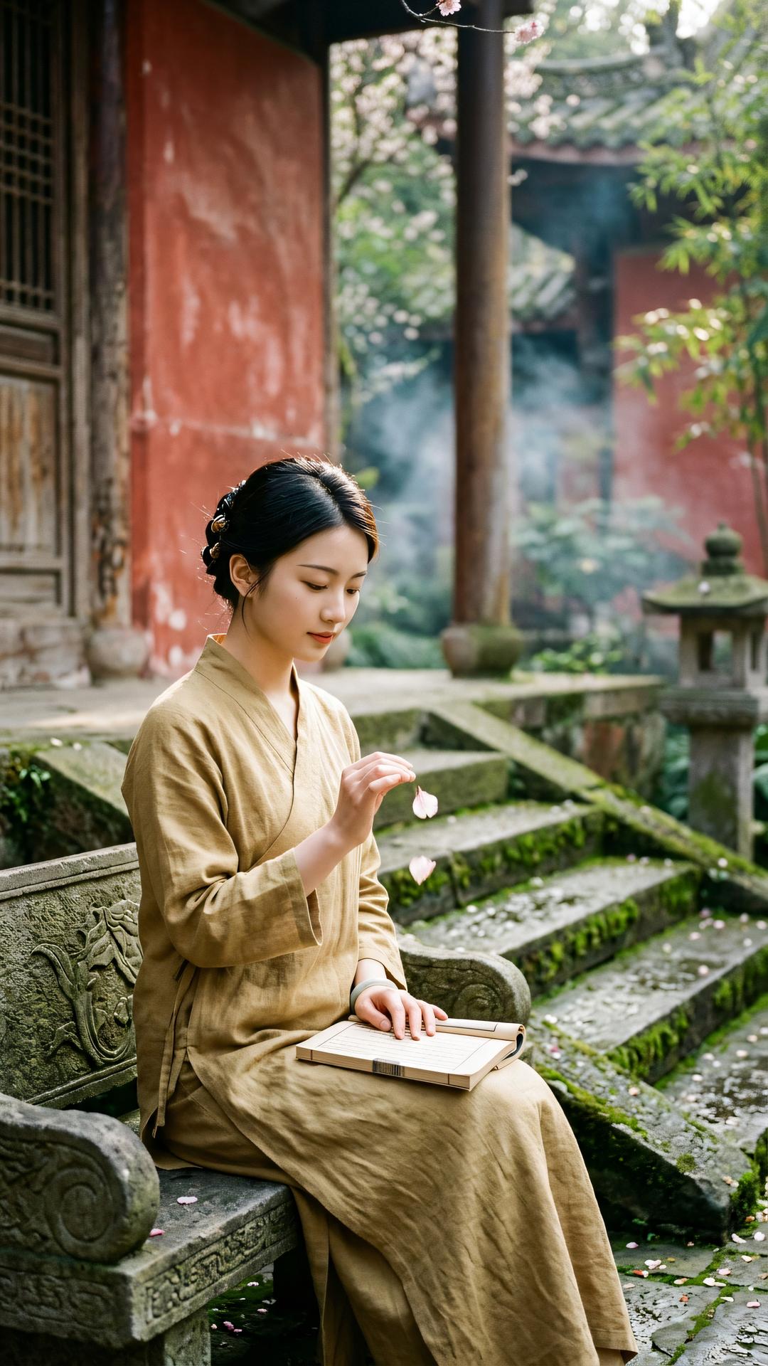 读尽世间万卷书，不如心中一点明。花落草长皆说法，清风朗月总关情。