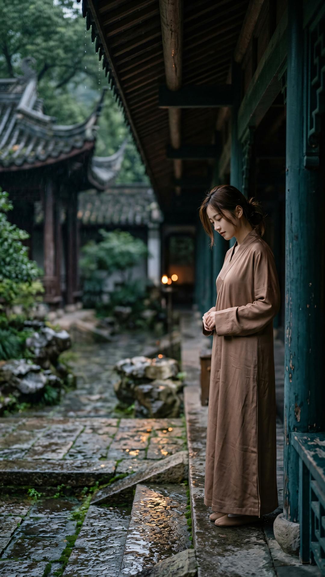 佛在灵山莫远求，灵山只在汝心头；人人有个灵山塔，好向灵山塔下修。