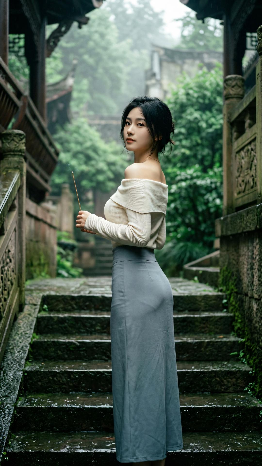 孤舟并影，夕照同归。若以智慧观，离合皆随缘；慈悲立界，不染尘埃。