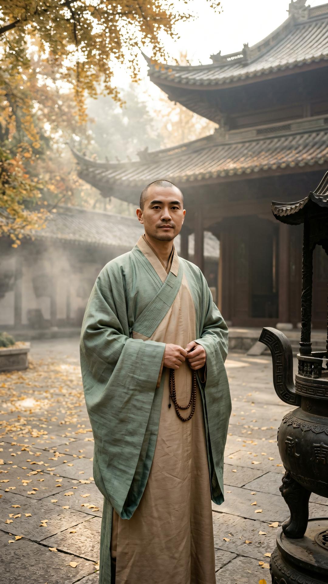 以般若利剑,斩断无明乱思;于纷杂境中,心如虚空不染。