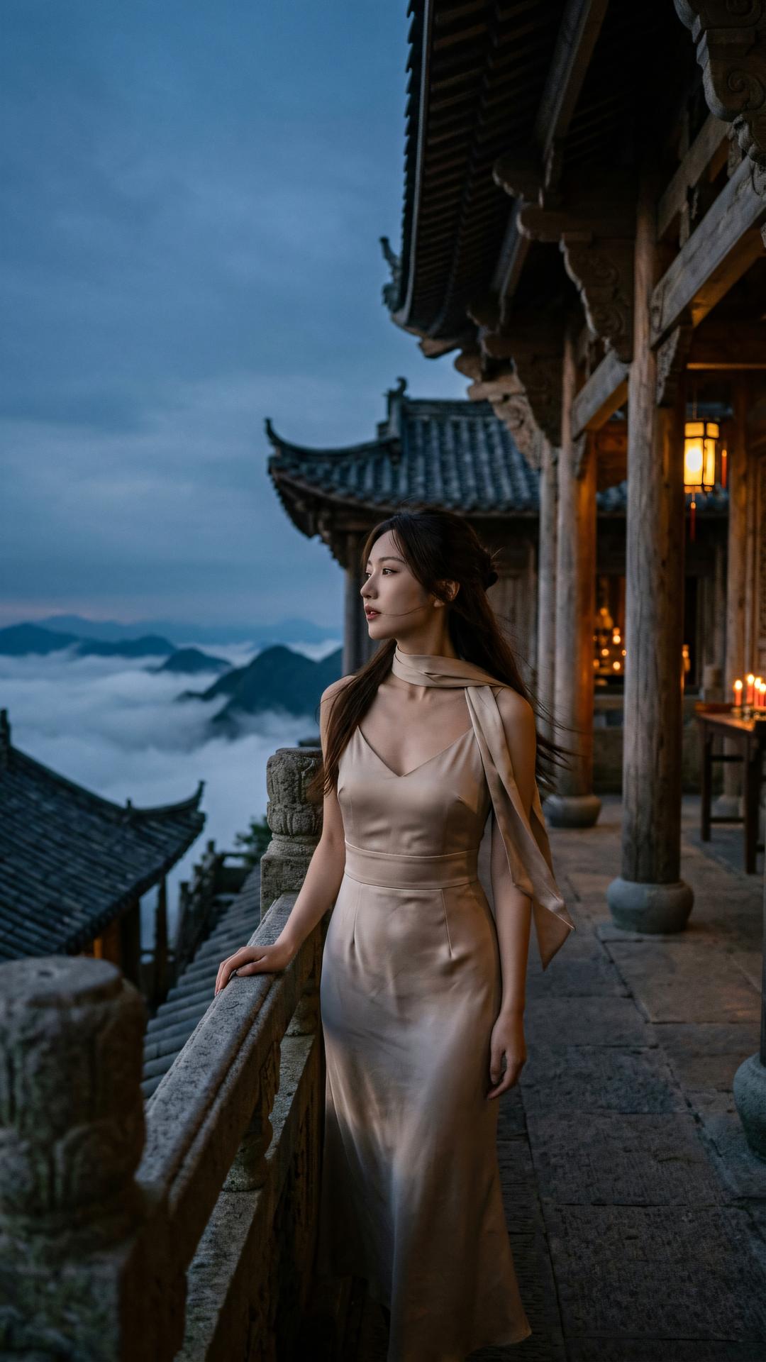 万籁归于岑寂，此时独处，非是冷落荒凉，而是转境观心，借这一室清幽，参透自性如来。