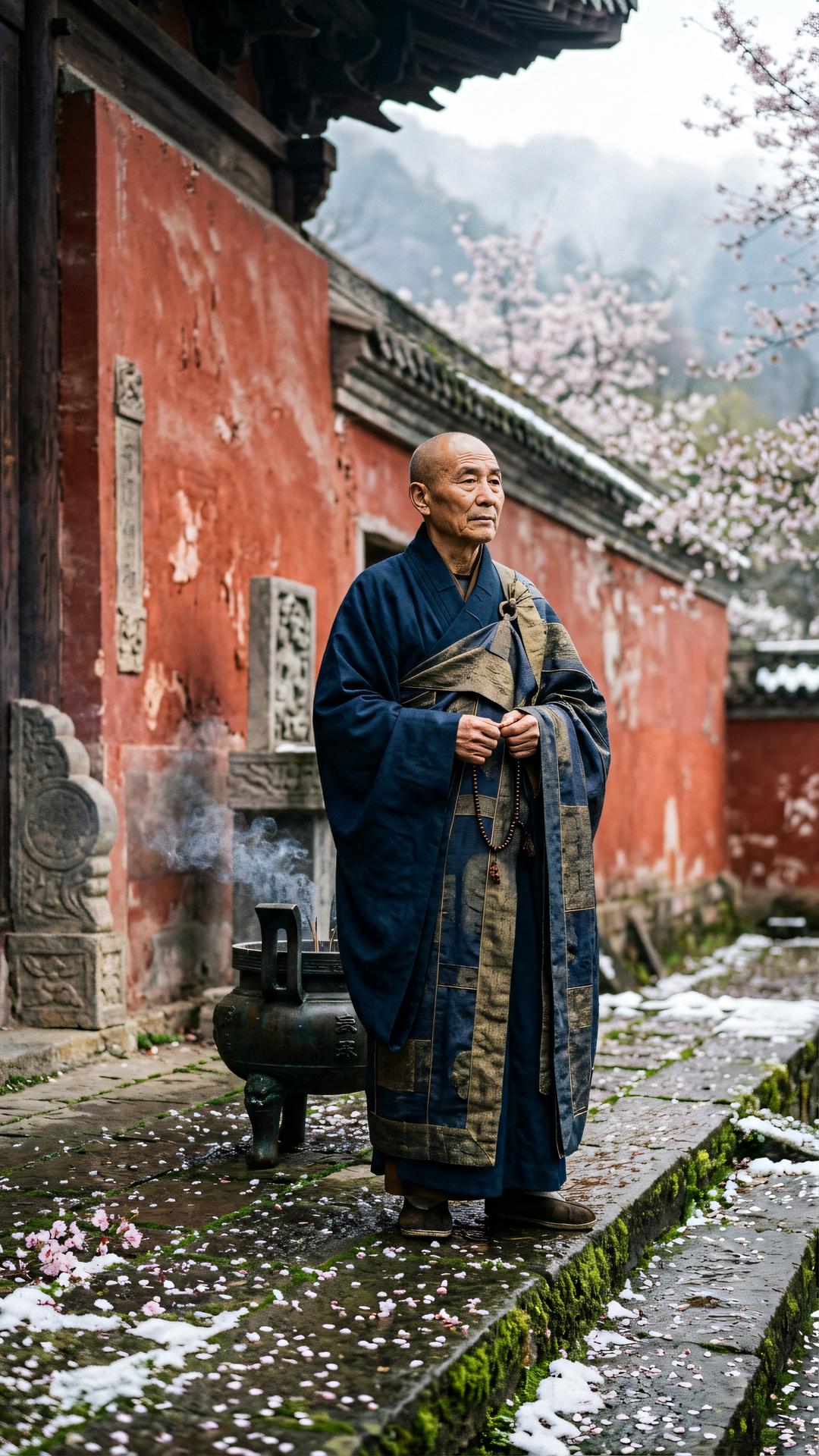 众生忙碌，皆在方寸间负重。若能转念，千斤枷锁亦是过眼烟云。