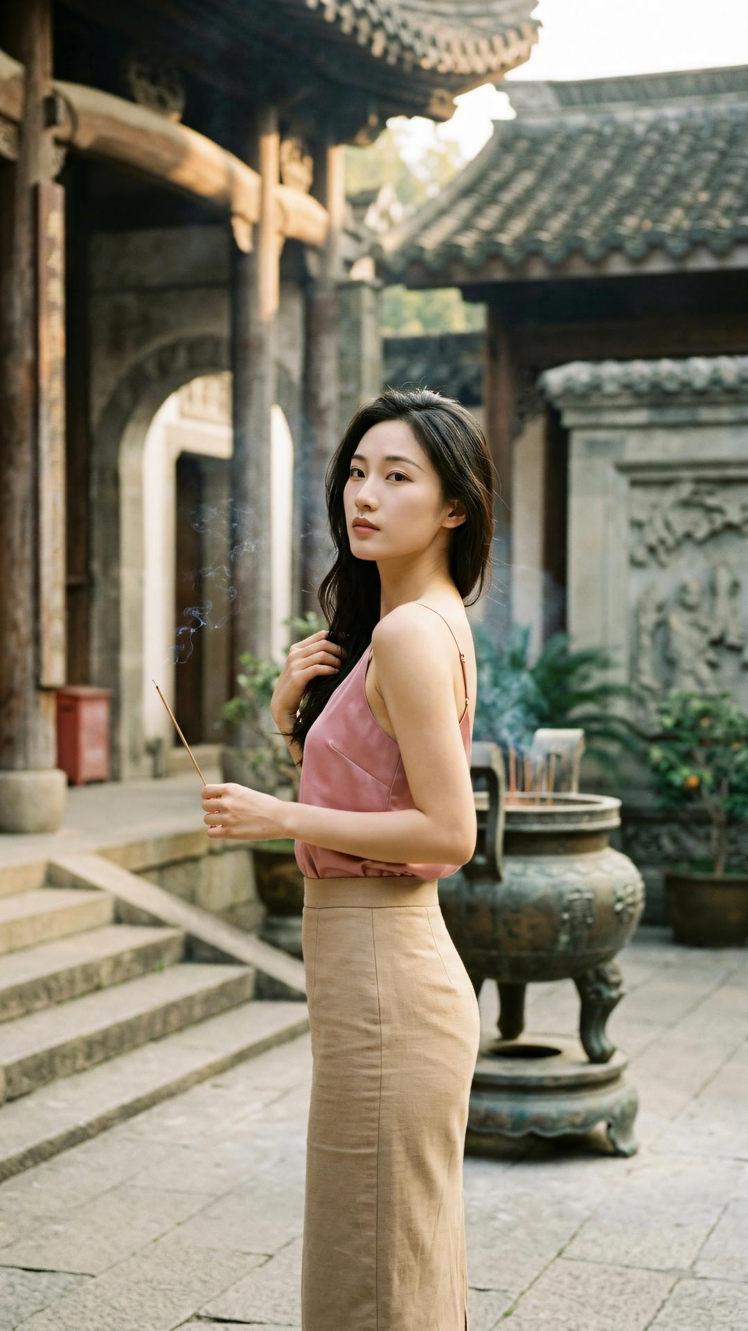 万缘放下，莫向人前争高下。且向心头觅清凉，此身本是如来座。