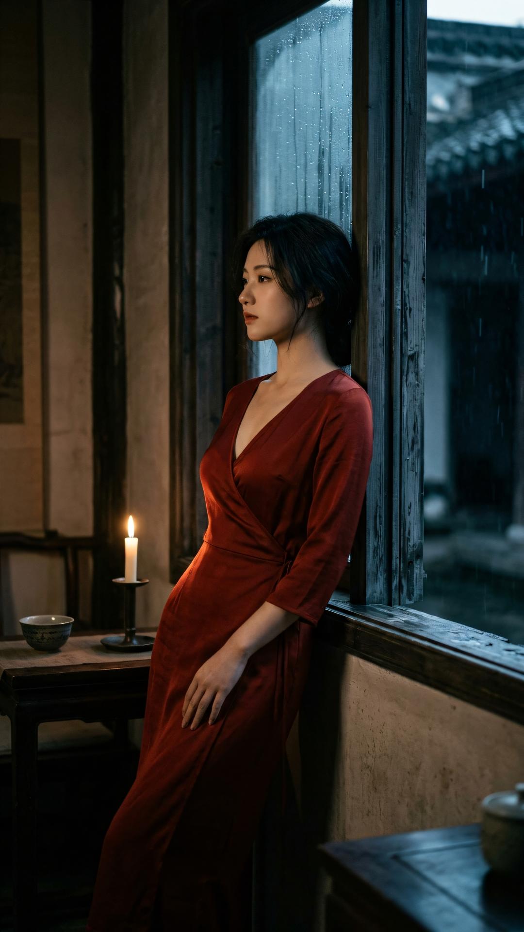 众生忙忙，皆为外物所役。且停在这场雨里，听一听自己久违的心声。