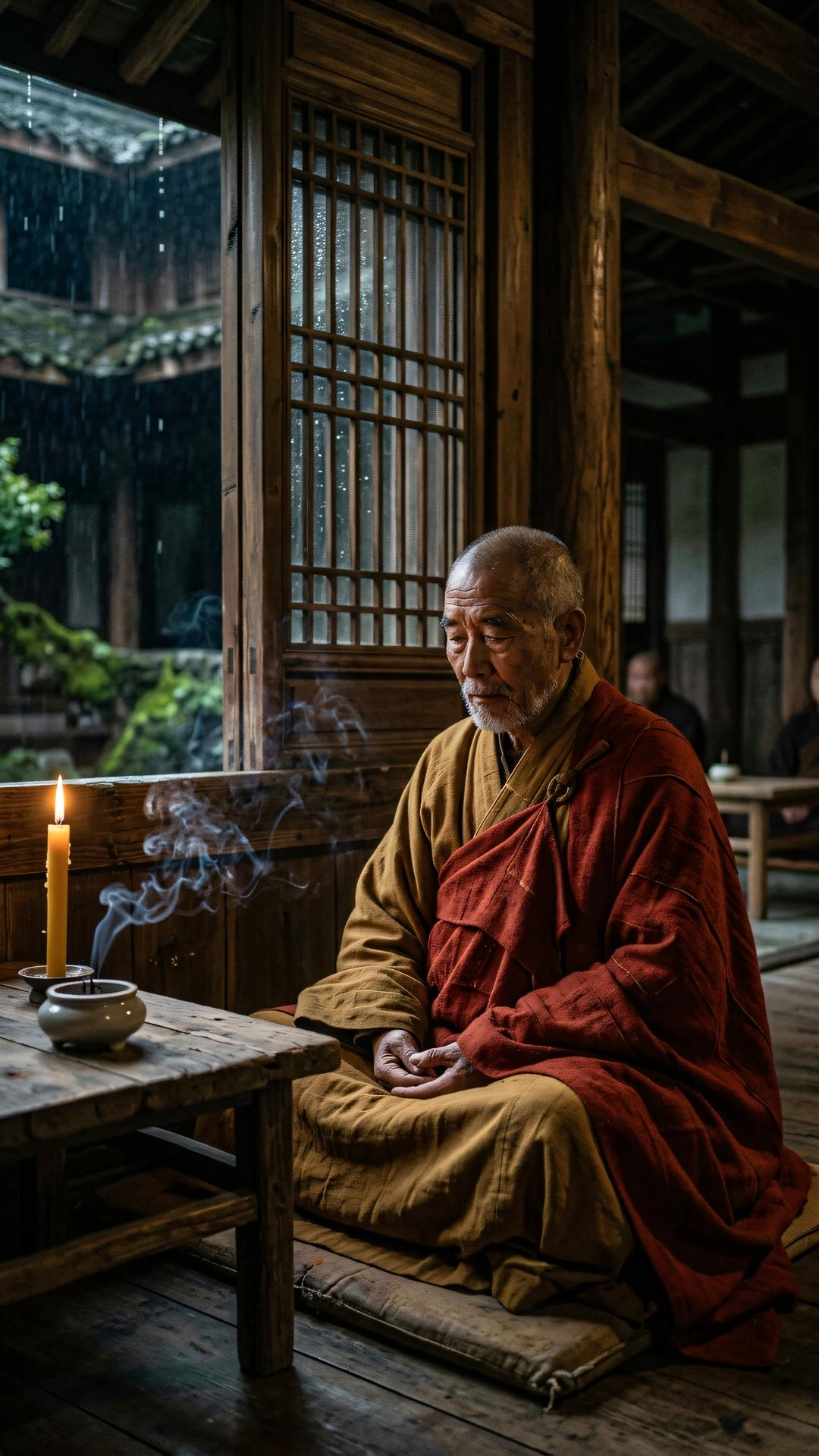父子因缘，如风拂柳，聚散有时。与其苦等归人，不如心生宏愿，各自了业。