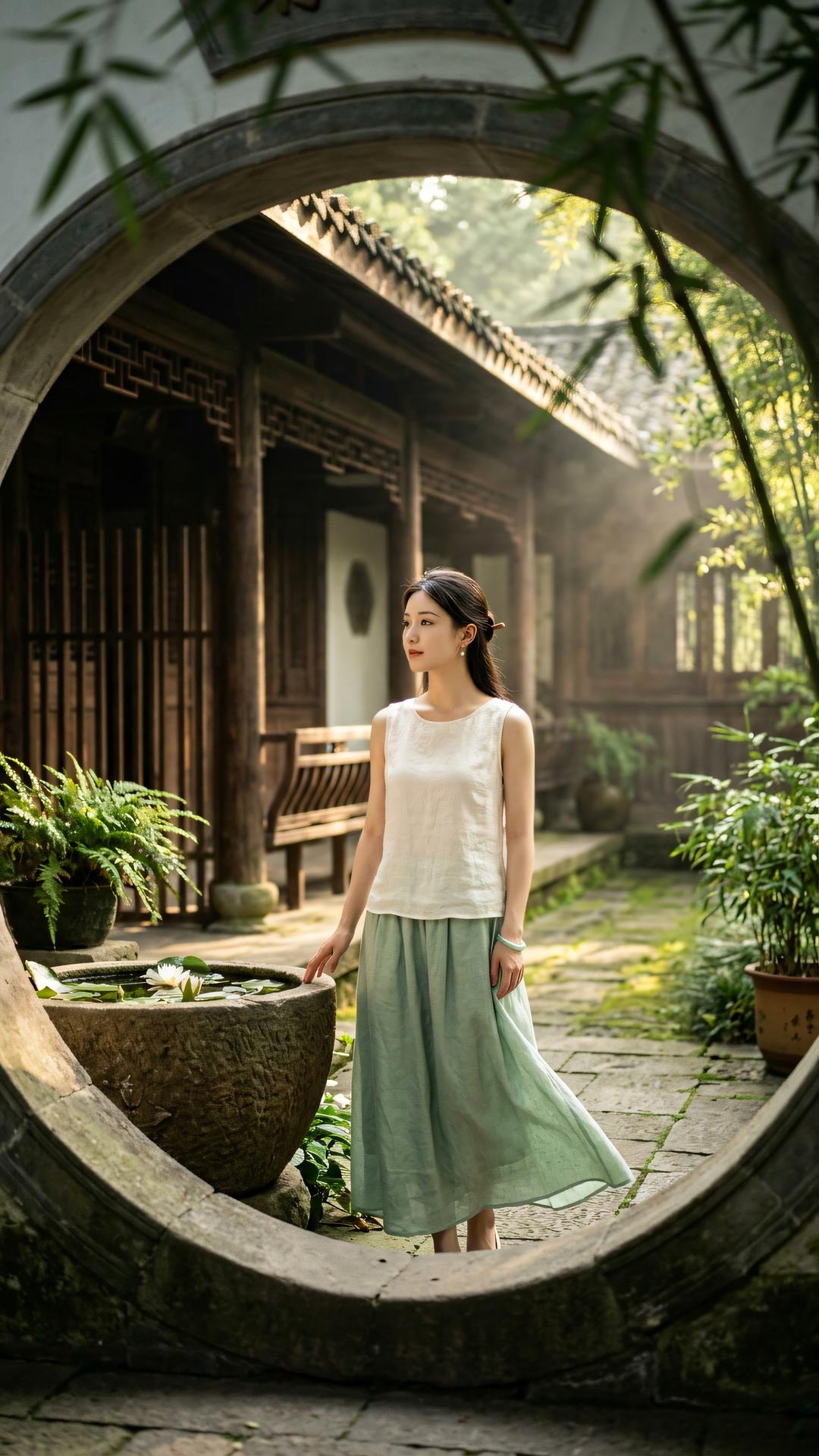 纷纭世事如泡影，烈焰池中化净莲。心定方知波浪静，息争共享太平年。